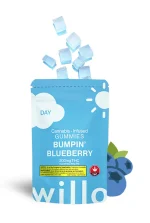 Willo Gummies Blueberry- 200mg (Sativa) SOLD OUT
