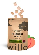 Willo Gummies Peach - 200mg (Indica) SOLD OUT