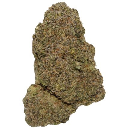 Frosted Swirl strain buds with frosty trichomes and creamy citrus aroma