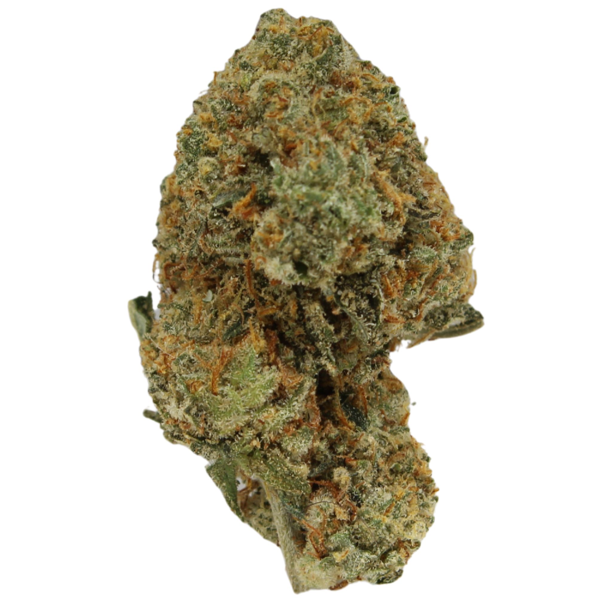 Blue Dream strain buds with blue-green hues and trichomes known for uplifting focus