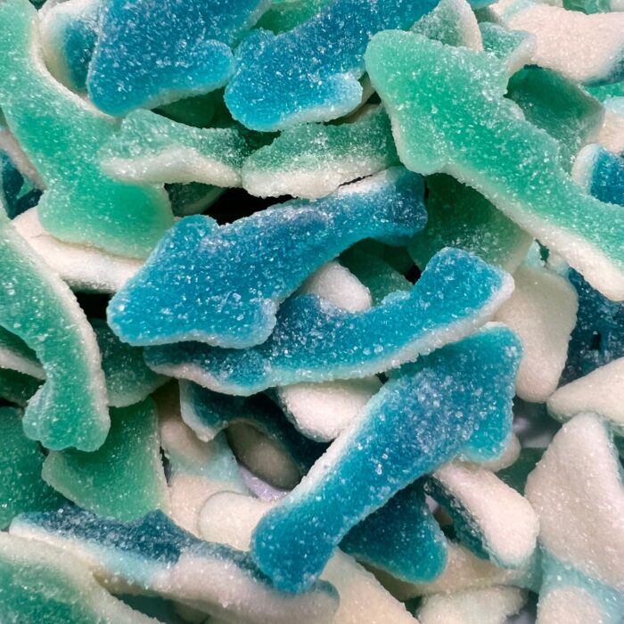 Sour Sharks – bold, tangy, and cannabis-infused gummies shaped like sharks for a flavour-packed experience.