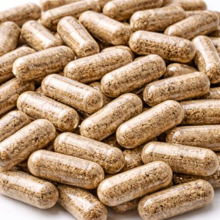 Cosmos 200mg psilocybin capsules for microdosing mushrooms in vegan capsule form