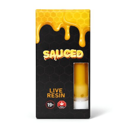 Live Resin Vape Cartridge Canada – Pure cannabis extract with no added terpenes, showcasing golden oil in a sleek 1g 510 thread cartridge.