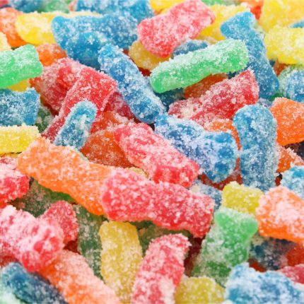 Elevate Sour Patch Gummies – THC-infused sweet and tangy candies, 240mg per pack, premium cannabis edibles.
