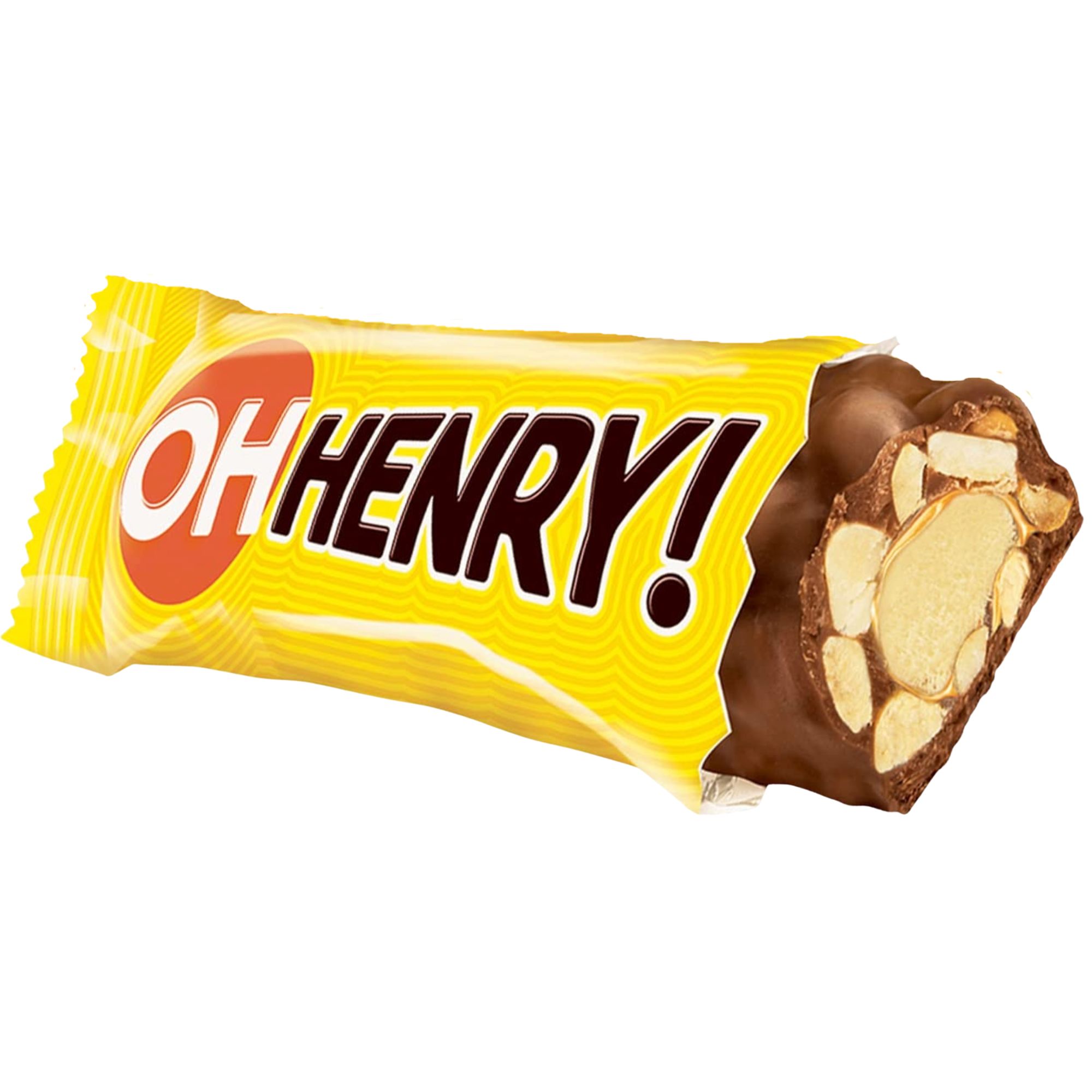 Oh Henry! Snack Size 100 MG – Chocolate bar with peanuts, caramel, and fudge centre infused with 100 mg THC for a rich, balanced high.
