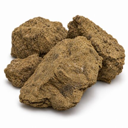 Afghani Kief Pressed Hash made from premium resin-rich cannabis kief
