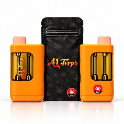 A1 Terps 8 gram disposable dab pen with digital screen, USB-C charging and aluminum alloy body for premium THC vaping in Canada