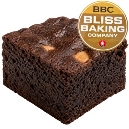 Peanut Butter Reese brownies cannabis edible 600mg THC chocolate peanut butter dessert high potency edible