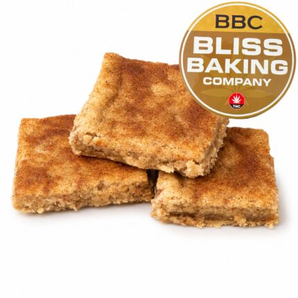 Bliss Baking Company Cinnamon Toast Crunch THC cookies 200mg each 600mg total cannabis edible cinnamon cereal cookies