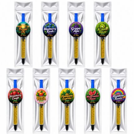 Bulk Delta 9 THC distillate syringes in assorted mix and match varieties