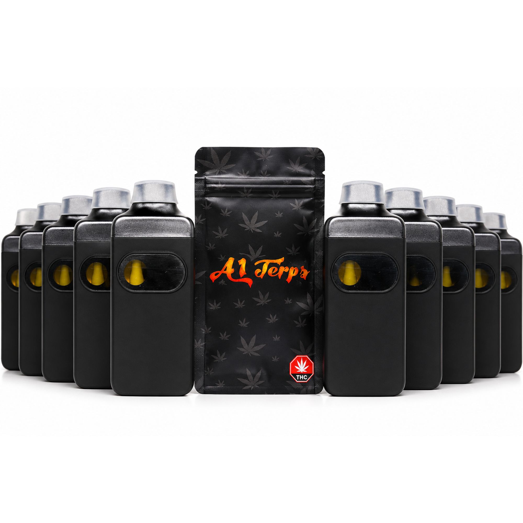 A1 Terps 2 Gram Bulk Mix and Match disposable THC vape pens in assorted flavours